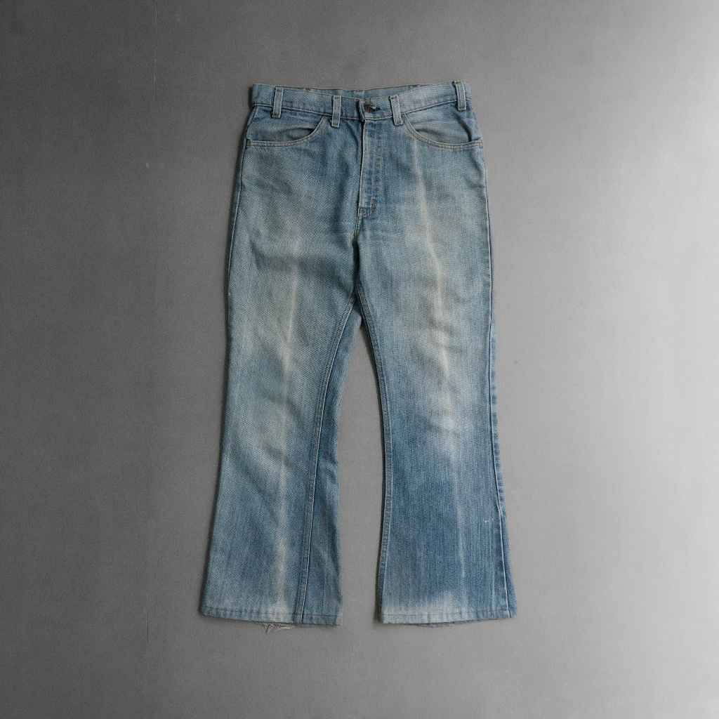 《白木11》 70S LEVIS 646 BELL DENIM 美國製 淺藍 靴型 牛仔 丹寧 長褲