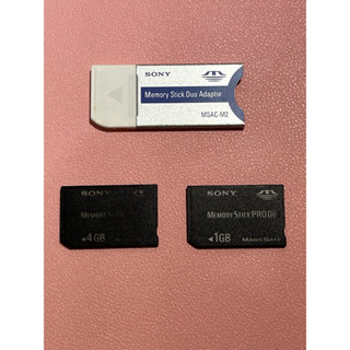 SONY CCD 老數位相機 ccd記憶卡 MemoryStick PRO DUO 1G 4G