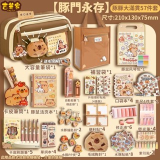 筆盒 鉛筆盒簡約 鉛筆袋 鉛筆盒 文具用品 文具 奇葩文具 痛包鉛筆盒 筆袋 痛包 卡皮巴拉 水豚 水豚君 日本文具組