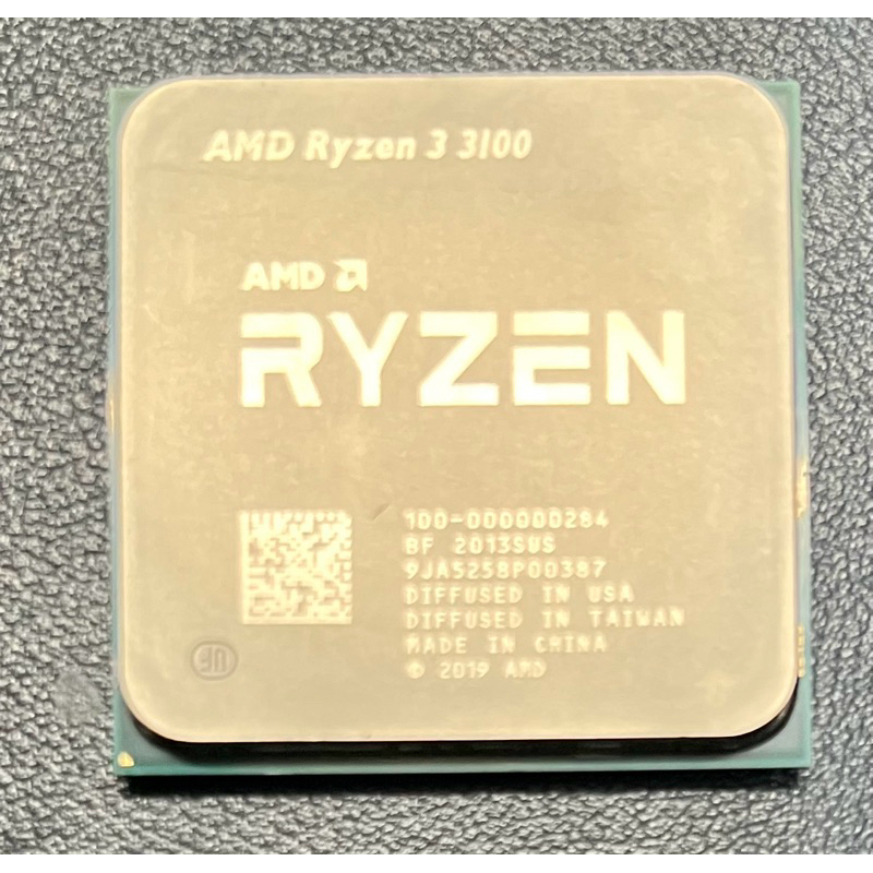 AMD Ryzen 3 3100  4C8T AM4 65W 附原廠風扇入門超頻更划算！