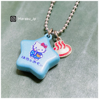 日本限定🇯🇵Hello Kitty 福塩 溫泉♨️ 星星 鈴鐺吊飾 鑰匙圈 紀念品［小悅虎日貨🐯］