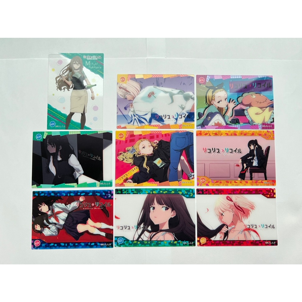【Lycoris Recoil 莉可麗絲】日版 (現貨) ENSKY 透卡 卡片 錦木千束 井之上瀧奈 胡桃 中原瑞希
