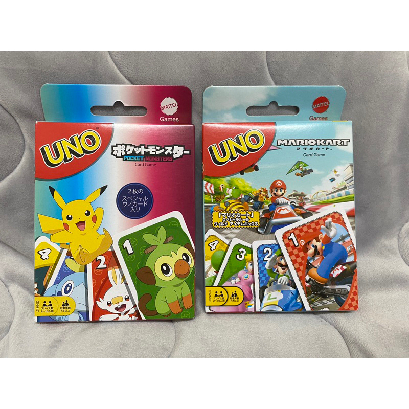 ～日本帶回～ <全新現貨> UNO POKEMON 寶可夢 MARIO 瑪利歐 撲克牌 紙牌遊戲