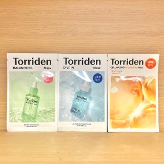 栗子美妝🌰｜🇰🇷Torriden 5D微分子面膜 臺灣出貨 玻尿酸保濕面膜 積雪草舒緩面膜 維他命C提亮面膜 保濕鎮靜