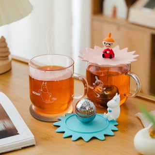 【PO:Selected】丹麥POxMOOMIN泡茶二件組(濾球玻璃杯-共2色/暖茶器)