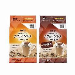 *現貨*日本代購 UCC 濾掛式 低咖啡因 中焙 深焙 黑咖啡 8入 濾掛 研磨咖啡 咖啡 黑咖啡 低因