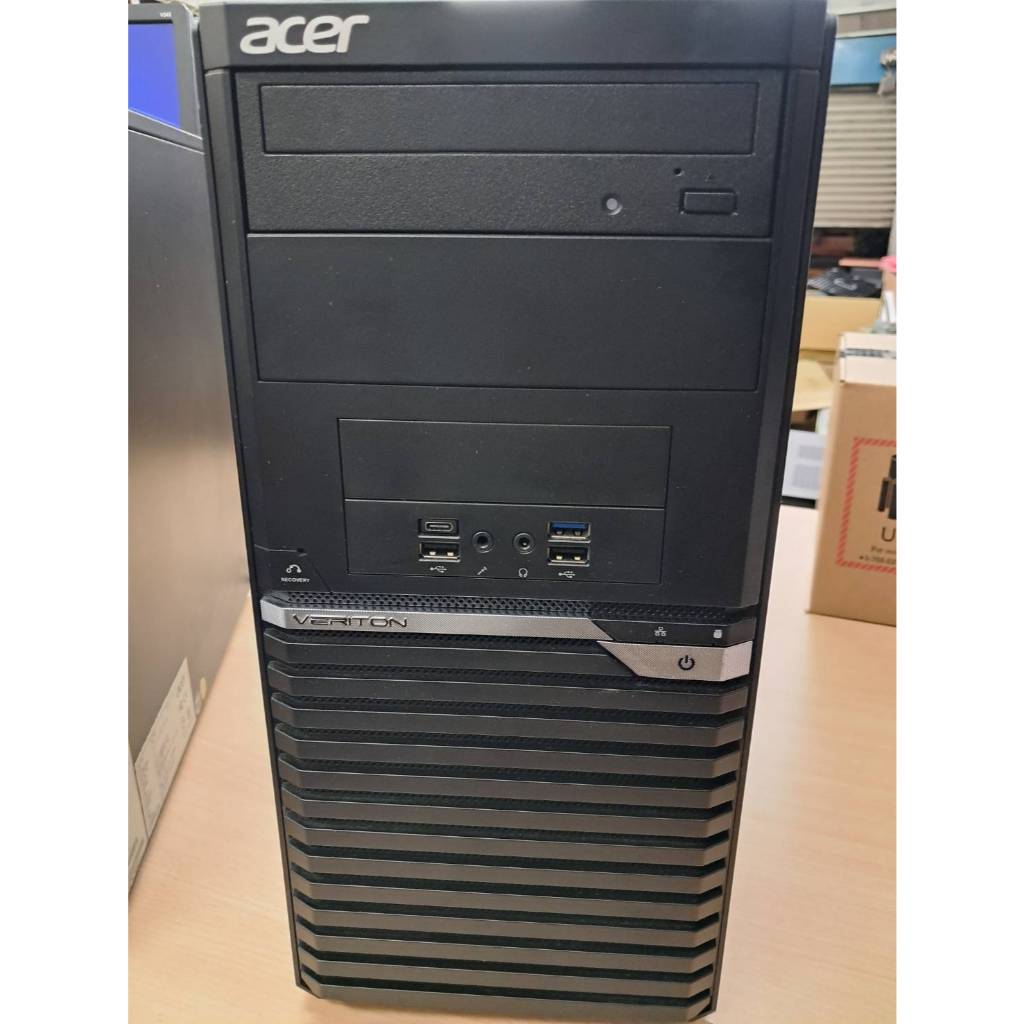 二手 宏碁主機 I5-8500/8G/全新240G SSD(型號:VERITON M4660G)-保固3個月