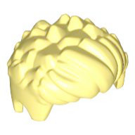 姜叔叔零件 LEGO 樂高 配件 頭髮  Bright Light Yellow 2631