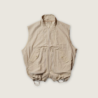 P.B.P - URBAN MULTI-POCKETS VEST - OFF-WHITE
