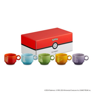 Le Creuset Pokemon 寶可夢 聯名 堆疊馬克杯200ML 皮卡丘 卡比獸 妙蛙種子 小火龍 神奇寶貝