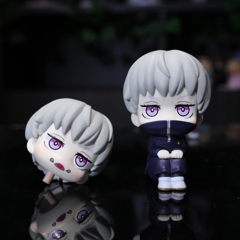 狗卷 咒術回戰  lookup狗卷棘雙頭替換 狗卷咒術回戰公仔 狗卷擺件公仔手辦 可愛生日禮物 動漫咒術回戰卷