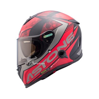 【ASTONE】送好禮 安全帽 GTB800 AO11 消光黑灰紅 內鏡 雙D扣 內襯可拆 822BA 全罩帽｜耀瑪騎士