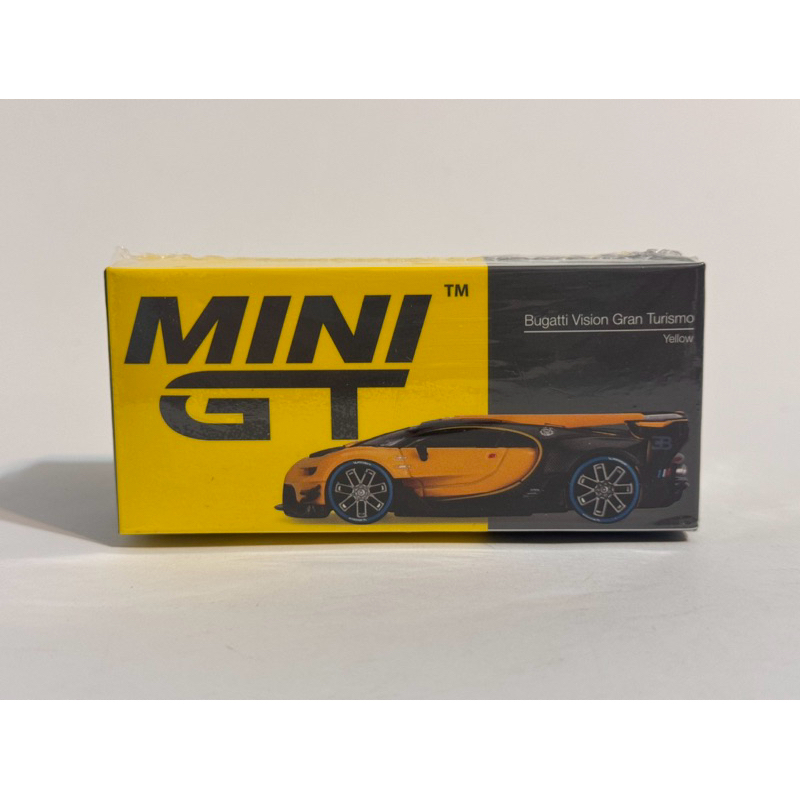 Mini GT 317 Bugatti Vision Gran Turismo 黃 絕版