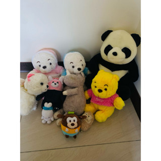 二手娃娃大出清 寶可夢 貓熊 小熊維尼 兔子