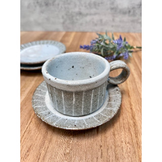 *現貨*日本製兵山窯美濃燒 象嵌十草珈琲杯組 濃縮咖啡杯 日本咖啡杯組 兵式咖啡碗皿