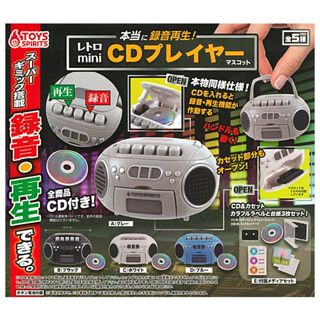 【LUNI 玩具雜貨】現貨 可錄音復古CD播放器 扭蛋 迷你 錄音機 撥放器 ToysSpirits