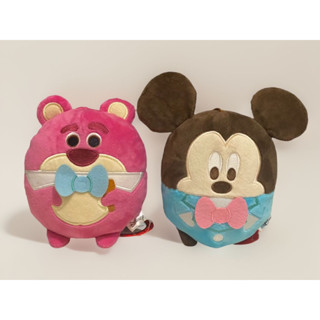♡現貨秒出❤️‍🔥正版Disney 圓滾滾系列 Q版 熊抱哥 米奇 絨毛玩偶 吸盤吊飾 迪士尼 有雷標 15cm