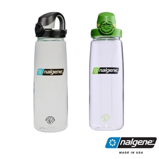 [Nalgene] Sustain OTF運動型水壼 650cc 透明黑/透明綠 ｜台灣公司貨