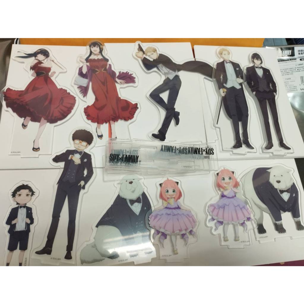 【安妮亞小舖】十一月補貨 間諜家家酒 酒宴系列 壓克力立牌 約兒 黃昏 彭德 尤利 次子 禮服 spyxfamily