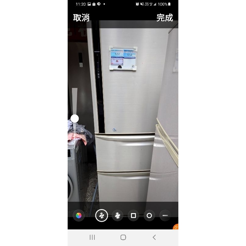 二手中古白色國際600公升3門變頻冰箱，保固3個月，請詢問大戶藥師