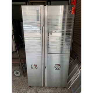 [中古] 要買這臺的內文 照片麻煩放大看清楚 三星 819L 雙門玻璃對開變頻冰箱 "自動除霜功能" 臺中大裡二手冰箱