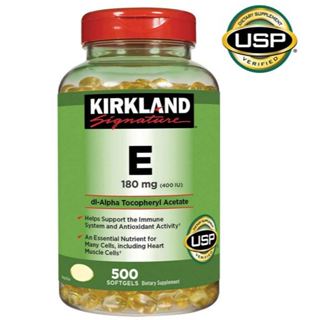 現貨(2027/06)美國Costco🛫Kirkland 科克蘭 維生素E 180mg 500顆