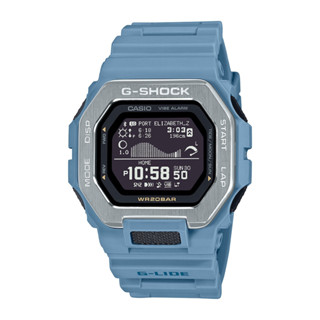 CASIO卡西歐 G-SHOCK 藍芽 衝浪運動 蔚藍海洋 雙重材質錶圈 電子錶 （GBX-100-2A）