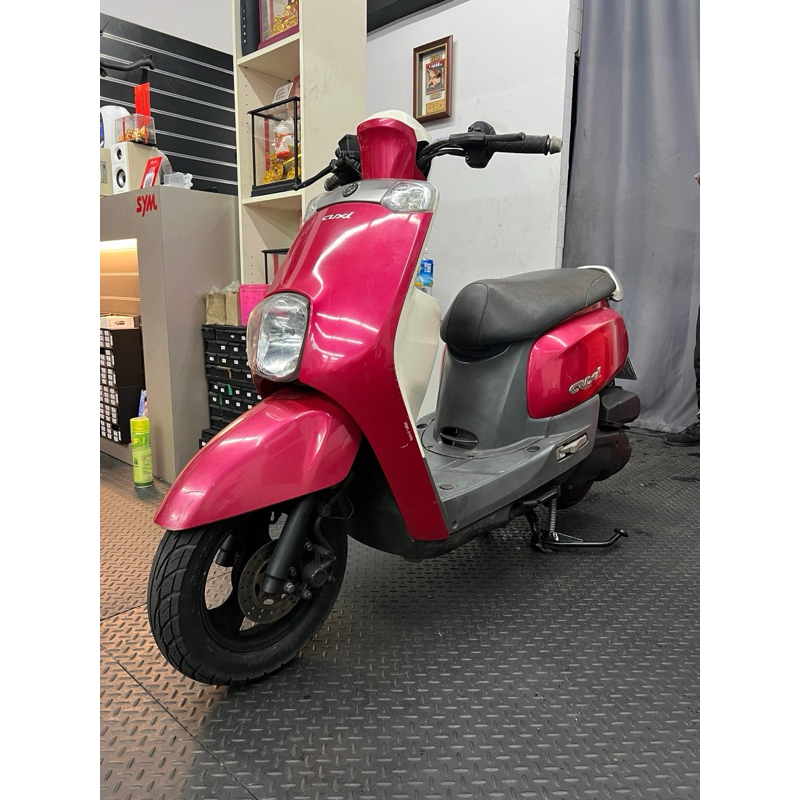 YAMAHA cuxi115 桃紅白 2014年 可分期 全省托運