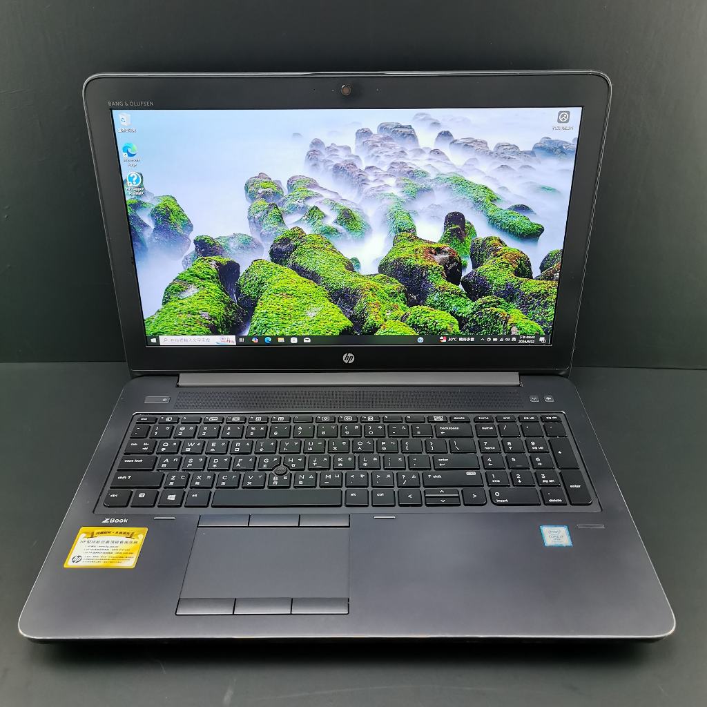 15"吋二手筆電HP ZBOOK 15 G4 工作站 i7-7820HQ / 32G記憶體 /Quadro M2200