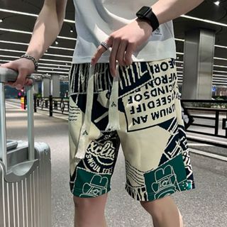 🔥【新品上新】男士短褲高階感男褲滿印短褲夏季男褲休閒五分褲寬鬆五分褲潮流短褲新款男褲百搭運動短褲高品質男褲字母短褲