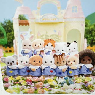 全新正品拆售 森林家族 雨傘 寶寶 幼稚園 嬰兒樂隊組 幼稚園上學好朋友組 波斯貓 水壺 寶寶 站寶 幼稚園雨天好朋友組