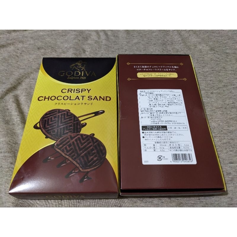 現貨在台 日本製 GODIVA 巧克力夾心脆餅 鬆餅脆脆威化餅乾 關西限定 機場限定 京都社美十共同開發商品
