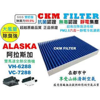 【CKM】適 ALASKA 阿拉斯加 VH-6288 VC-7288 全熱交換機 抗菌 無毒 複合式濾芯 前置濾網 濾心
