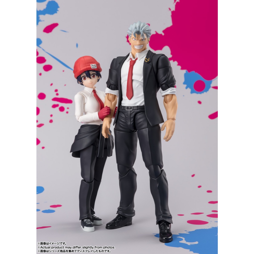 ☆勳寶玩具舖【現貨】代理版 萬代 SHF S.H.Figuarts 不死不運 不死不幸 安迪 & 出雲風子