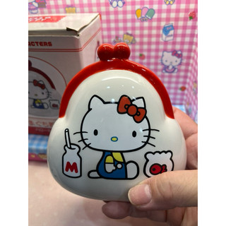 日本帶回來的Hello Kitty復刻版陶瓷錢包造型存錢筒