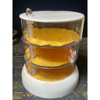 旋轉階梯防塵壓克力加厚白底收納盒附絨布～手珠盒～收納盒～首飾盒～吉祥如意納福！