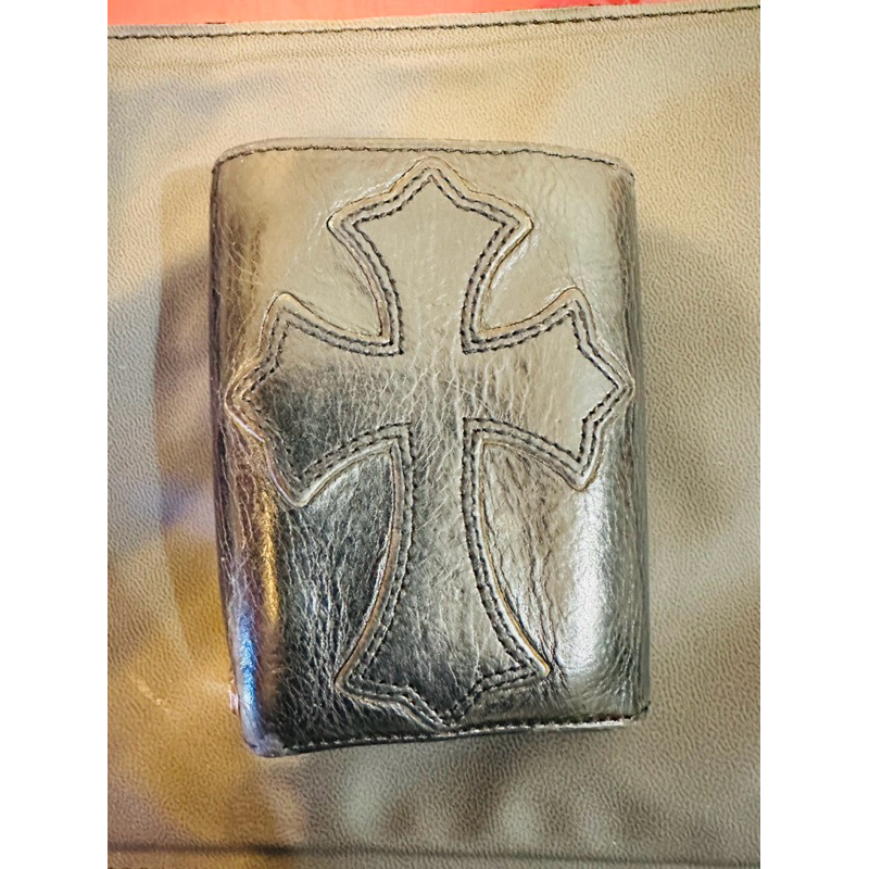 chrome hearts 克羅心 ch chromehearts 3折疊皮夾