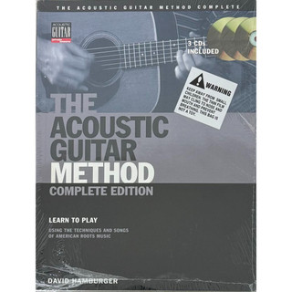 Fingerstyle指彈吉他音樂David Hamburger樂譜+3CDAcoustic Guitar Method