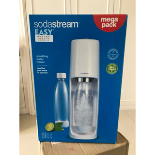 全新恆隆行公司貨 soda stream 氣泡水機（白色機身），附1水瓶+1鋼瓶