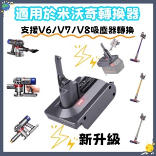 適用於 牧田 得偉 米沃奇 18V 20V工具鋰電池轉Dyson戴森V6V7V8吸塵器轉換器 轉接座 轉接器