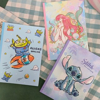 💗正版現貨💗迪士尼 25k 筆記本 空白 史迪奇 美人魚 三眼怪 定頁筆記 手帳本 記事本 公主 卡通 水彩 筆記