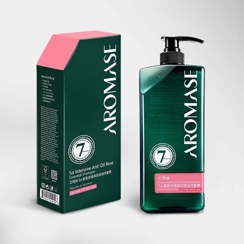 【AROMASE艾瑪絲】專業頭皮洗髮精(強健豐盈/去屑/高控效油/舒敏/草本/玫瑰) 1000mL/400mL絕版品特惠