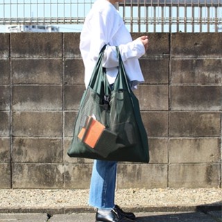現貨！日本雜貨 HIGHTIDE Nahe shopper 購物袋 質感 環保購物袋 輕量 大容量 折疊收納 肩揹包 大