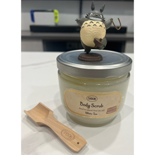 🔥現貨［24hr出貨］🔥全新Sabon磨砂膏 身體磨砂膏 白茶 600g［贈原廠木匙］