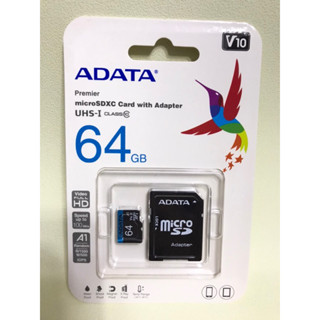 ADATA 威剛64G記憶卡 A1 TF記憶卡