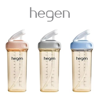 新加坡【hegen】 PCTO™ 輕飲時光PPSU方圓型寬口吸管杯2.0 330ml 兒童水壺｜翔盛國際baby888