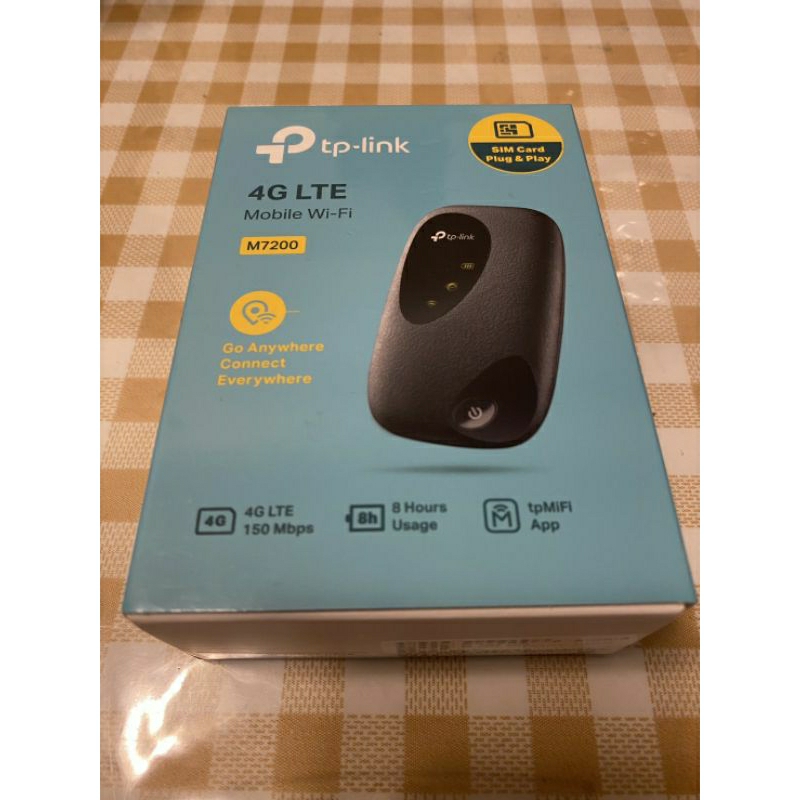 [二手] TP-LINK Wi-Fi分享器  M7200 隨身路由器 4G 附1電池 無線分享器 行動網路 無線網路