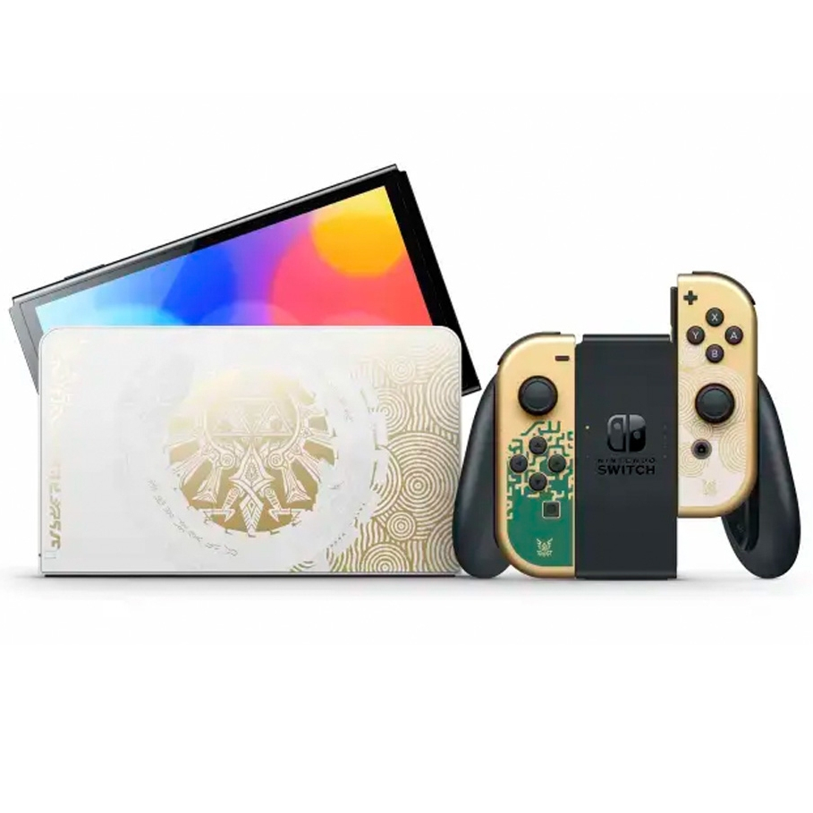 NS 任天堂 Switch OLED 薩爾達傳說 王國之淚 特仕版 主機 台灣代理商 原廠公司貨