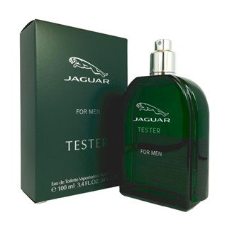 ☆MOMO小屋☆ Jaguar 綠色經典 男性淡香水 100ml TESTER 環保盒無蓋