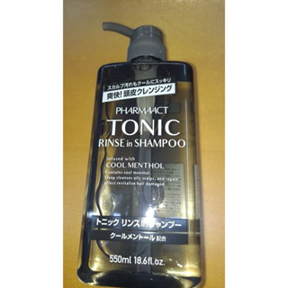 日本熊野Pharmaact TONIC 洗潤雙效洗髮精/涼感洗髮精 600ml/補充包 1000ml